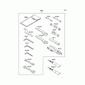Схема узла: Инструмент для Kawasaki KLE650 Versys 650