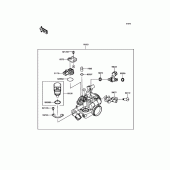 Схема вузла: Throttle для Kawasaki KLX125 KLX125