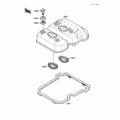 Схема узла: Клапанная крышка для Kawasaki EX250 Ninja 250