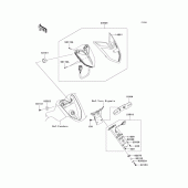 Схема узла: Taillight(s) для Kawasaki VN1700 VN1700 Classic