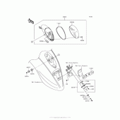 Схема вузла: Taillight(S) для Kawasaki VN900 Vulcan 900 Classic LT