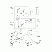 Схема вузла: Ignition switch(jkazrfb1ma004499-) для Kawasaki ZR550 Zephyr