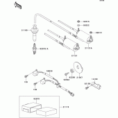 Схема вузла: Система запалювання для Kawasaki ZG1000 1000GTR