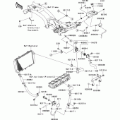 Схема вузла: Water pipe для Kawasaki ZR1000 Z1000