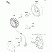 Схема вузла: Генератор для Kawasaki ZR550 Zephyr