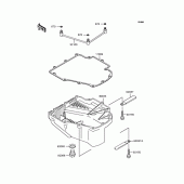 Схема вузла: Oil pan для Kawasaki ZR250 Balius-II