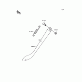 Схема вузла: Підставка для Kawasaki BN125 Eliminator