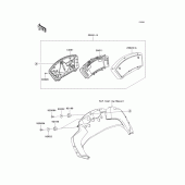 Схема узла: Meter(s) для Kawasaki EX650 Ninja 650