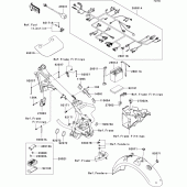 Схема вузла: Електроустаткування для Kawasaki EJ800 W800
