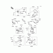 Схема узла: Поворотники для Kawasaki ZG1200 Voyager XII