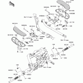 Схема вузла: Підніжки для Kawasaki VN1700 Vulcan 1700 Voyager Custom ABS