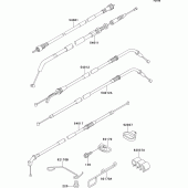 Схема узла: Cable для Kawasaki ZX600 ZZ-R600