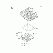 Схема вузла: Oil pan для Kawasaki ZX636 Ninja ZX-6R