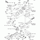 Схема вузла: Fuel injection для Kawasaki ZX1200 Ninja ZX-12R