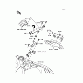 Схема вузла: Steering Damper для Kawasaki ZX1000 Ninja ZX-10R