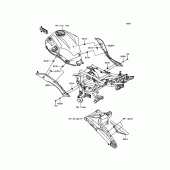 Схема вузла: Side Covers/Chain Cover для Kawasaki KLE650 Versys 650 ABS