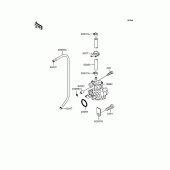 Схема вузла: Масляний насос & Масляний фільтр для Kawasaki KMX80 KSR-II