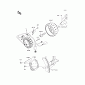 Схема узла: Генератор для Kawasaki KLX250 KLX250