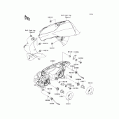 Схема вузла: Headlight(s) для Kawasaki EX650 Ninja 650