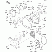 Схема вузла: Engine cover(s) для Kawasaki ZR750 Zephyr