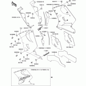 Схема вузла: Cowling lowers(1/5) для Kawasaki ZX1100 ZZ-R1100