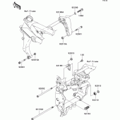 Схема вузла: Кріплення для Kawasaki ZR1000 Z1000