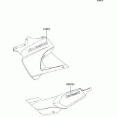 Схема вузла: Decals(kle500-a12) для Kawasaki KLE500