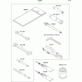 Схема вузла: Owner`s tools для Kawasaki ZX1100 ZZ-R1100