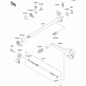Схема узла: Переключатель передач для Kawasaki ZX600 Ninja ZX-6R