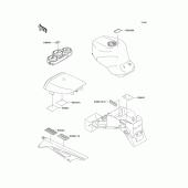 Схема вузла: Інформаційні наклейки для Kawasaki ZX900 Ninja ZX-9R