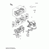 Схема вузла: Вимірювальний прилад для Kawasaki ZX600 Ninja 600R