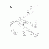 Схема узла: Задний рычаг (Маятник) для Kawasaki EX500 Ninja 500R