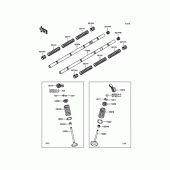Схема узла: Клапан для Kawasaki ZR1200 ZRX1200 DAEG