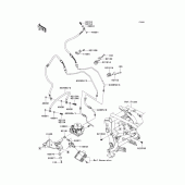 Схема узла: Brake piping для Kawasaki KLE650 Versys 650 ABS