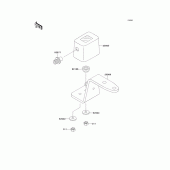 Схема вузла: Meter(s) для Kawasaki KLX650 KLX650R