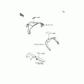 Схема вузла: Інформаційні наклейки для Kawasaki ZX1000 Ninja ZX-10R ABS