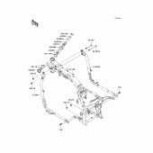 Схема вузла: Frame(a2) для Kawasaki VN2000 Vulcan 2000