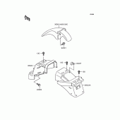 Схема узла: Крыло для Kawasaki EX250 ZZR250