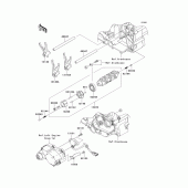 Схема вузла: Gear change drum/shift fork(s) для Kawasaki VN1700 Vulcan 1700 Nomad