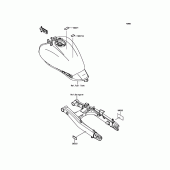 Схема вузла: Інформаційні наклейки для Kawasaki EN650 Vulcan S ABS