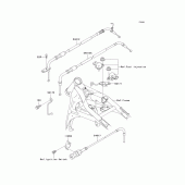 Схема узла: Тросики для Kawasaki VN1500 Vulcan 1500 Classic FI