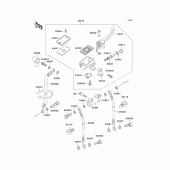 Схема вузла: Передній гальмівний циліндр Kawasaki ZX600 Ninja ZX-6