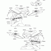 Схема вузла: Decals(green)(is,uk,wv) для Kawasaki ZX1200 Ninja ZX-12R