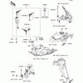 Схема узла: Замок зажигания для Kawasaki EX650 Ninja 650 ABS