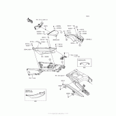 Схема узла: Side Covers/chain Cover для Kawasaki ZX1400 Ninja ZX-14R ABS SE