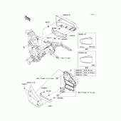 Схема вузла: Side covers для Kawasaki VN1600 Vulcan 1600 Mean Streak