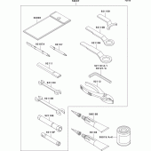 Схема узла: Owner`s tools для Kawasaki ZX750 Ninja ZX-7R