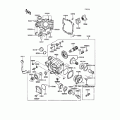 Схема вузла: Front bevel gear(1/3) для Kawasaki ZG1000 1000GTR