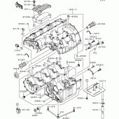 Схема узла: Картер двигателя для Kawasaki ZX900 Ninja ZX-9R