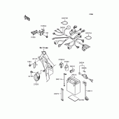 Схема вузла: Електроустаткування для Kawasaki KL250 KL250 Super Sherpa